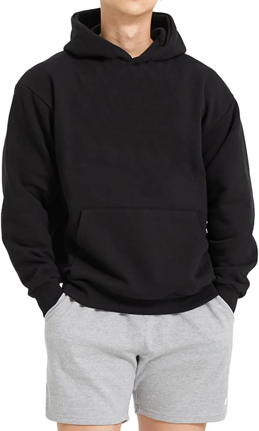 PAODIKUAI Men Hoodie Sweatshirt Loose Fit Fashion Pullover Hoodie Casual Long Sleeve Hooded Sweatshirt with Pocket