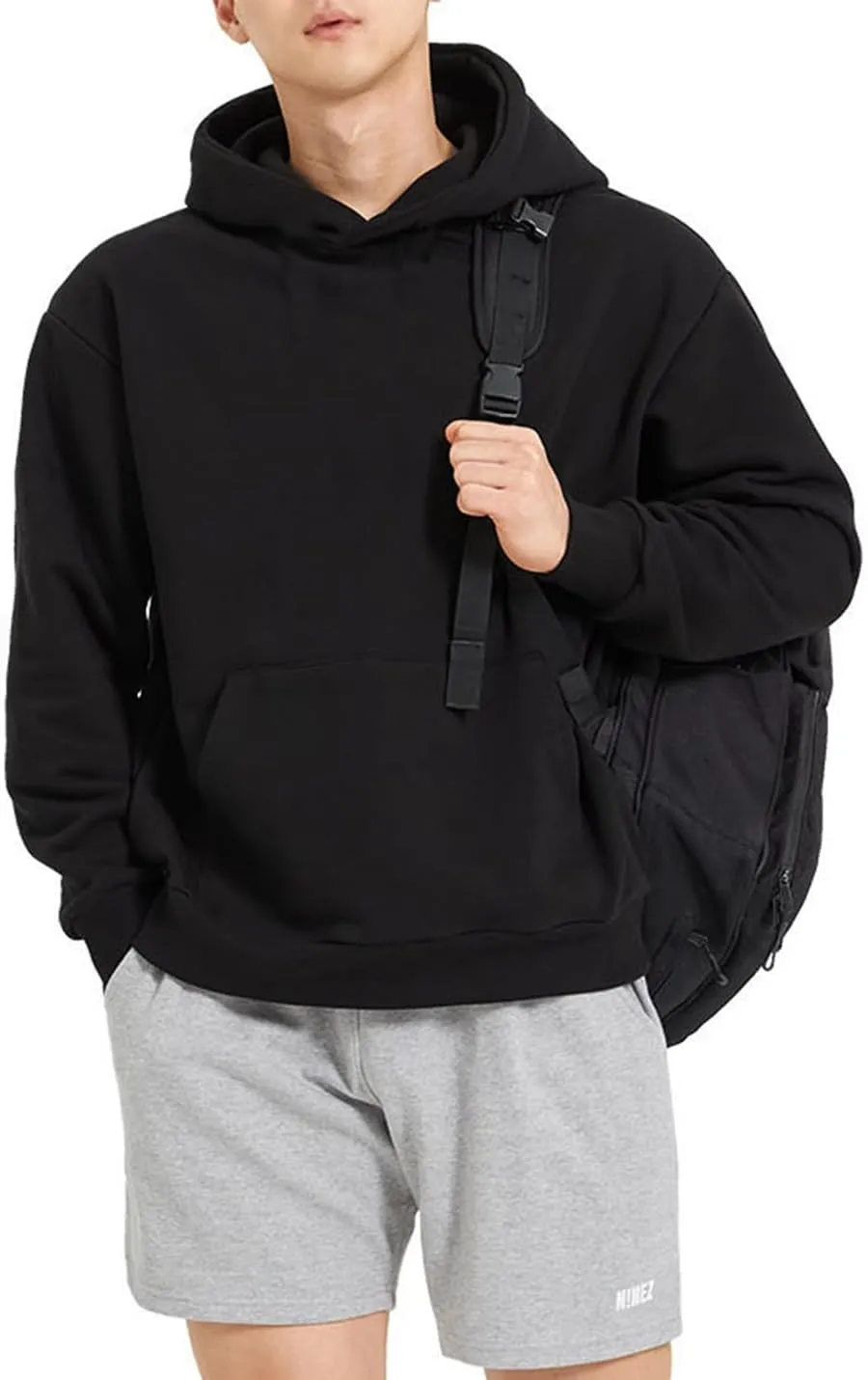 PAODIKUAI Men Hoodie Sweatshirt Loose Fit Fashion Pullover Hoodie Casual Long Sleeve Hooded Sweatshirt with Pocket