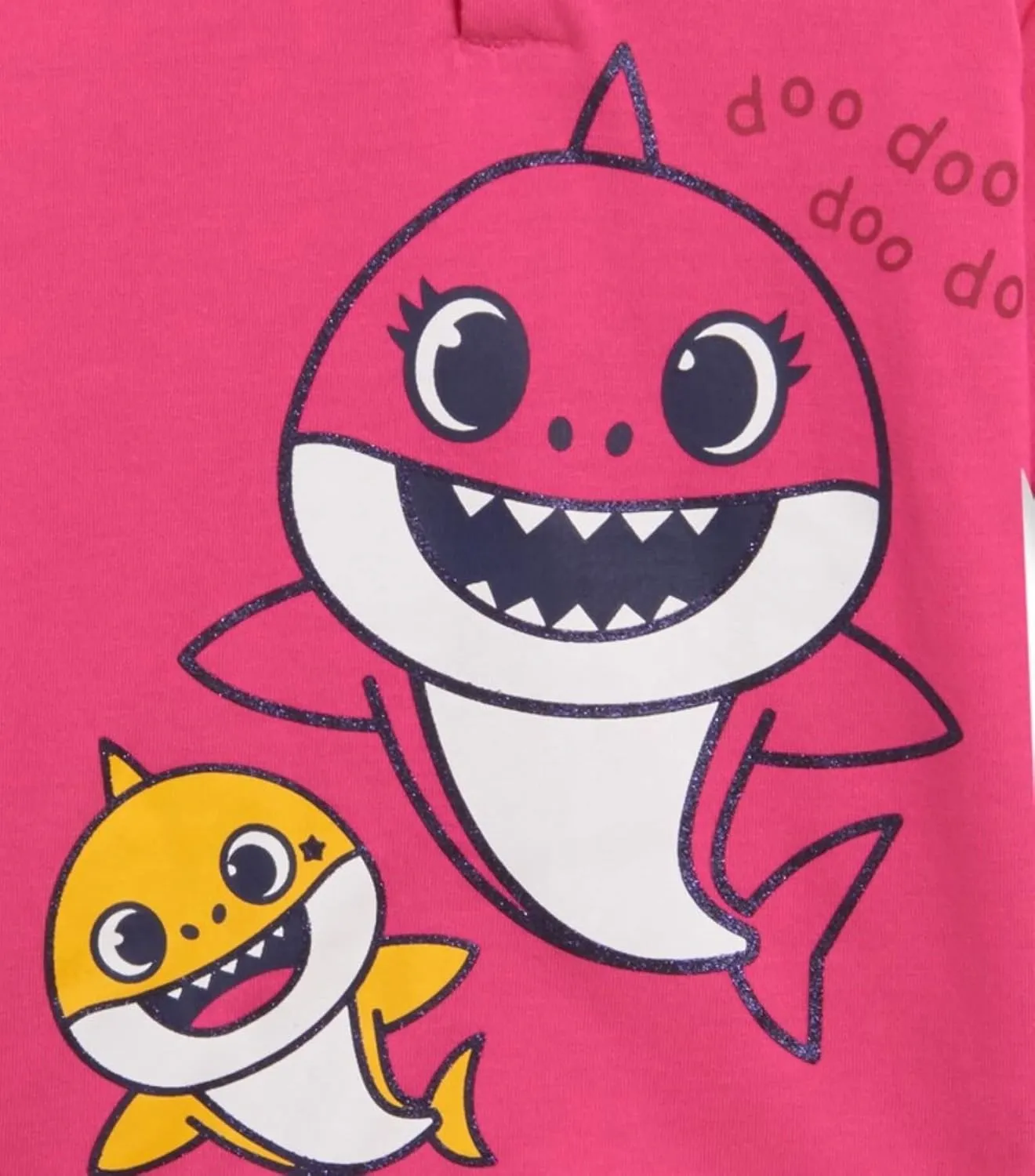 Pinkfong Baby Shark Girls Pullover Cosplay Hoodie Legging Newborn to Little Kid