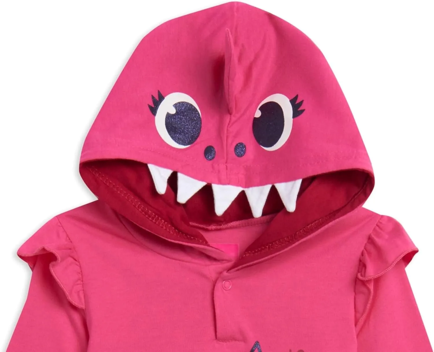 Pinkfong Baby Shark Girls Pullover Cosplay Hoodie Legging Newborn to Little Kid