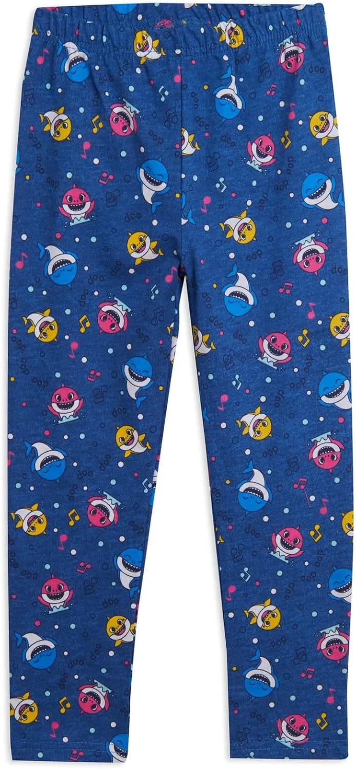 Pinkfong Baby Shark Girls Pullover Cosplay Hoodie Legging Newborn to Little Kid