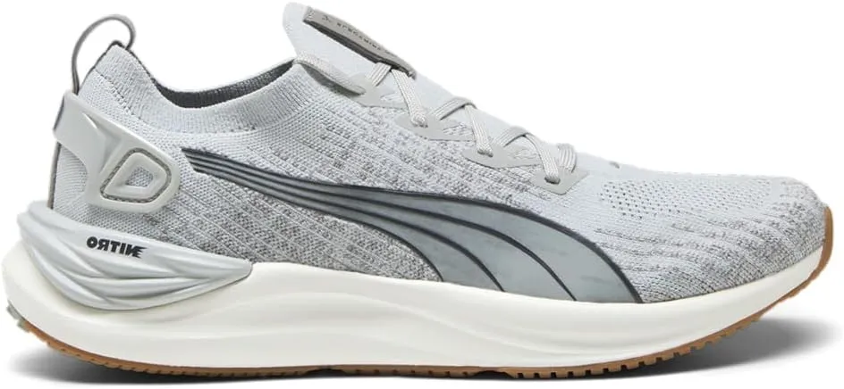 Puma Mens Electrify Nitro 3 Knit Running Sneakers Shoes - Grey - Size 8 M, 37908405