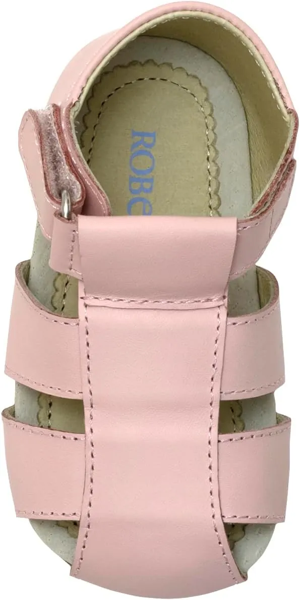 Robeez First Kicks Baby Girl and Unisex Sandals for Infant/Toddlers - 0-24 Months