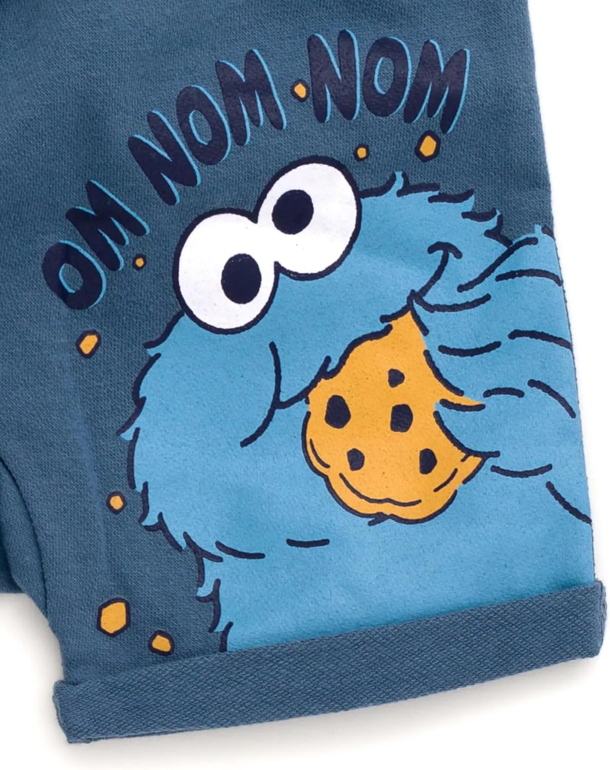Sesame Street Pullover Hoodie and French Terry Shorts Newborn to Little Kid Sizes (Newborn - 5)