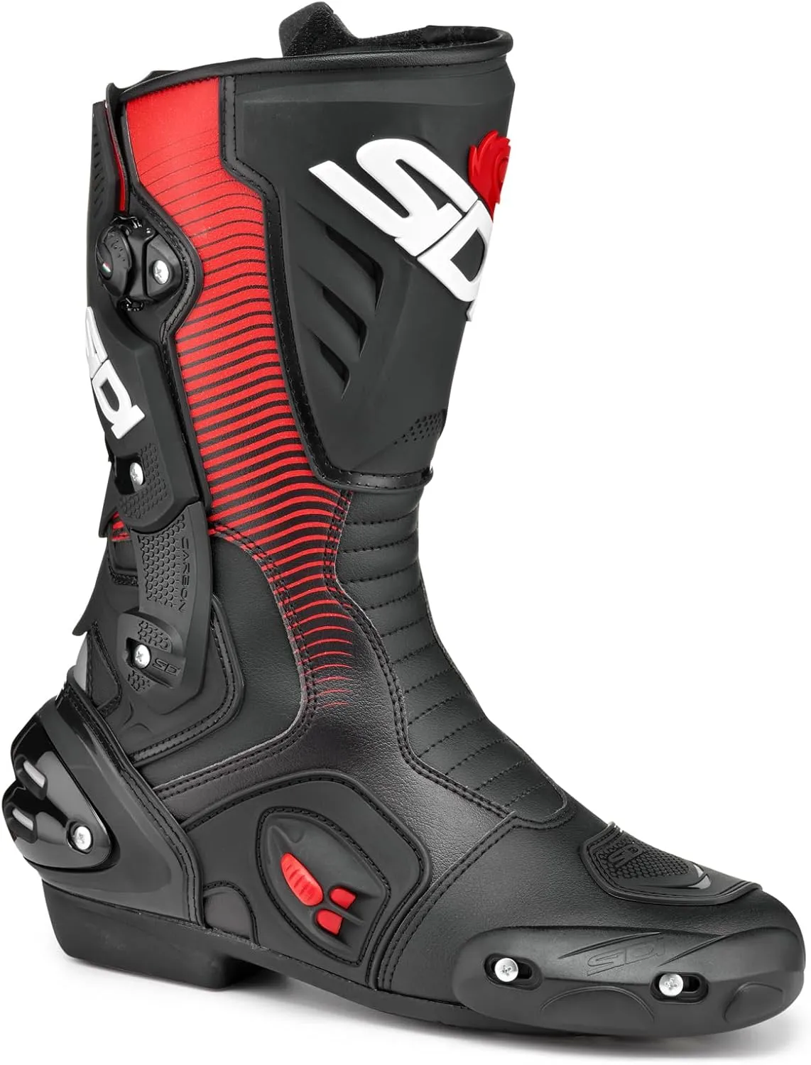 SiDI | Road Motorcycle Boots, Professional Racing Boots for Men VERTIGO, Elastic Zip, Ankle Support