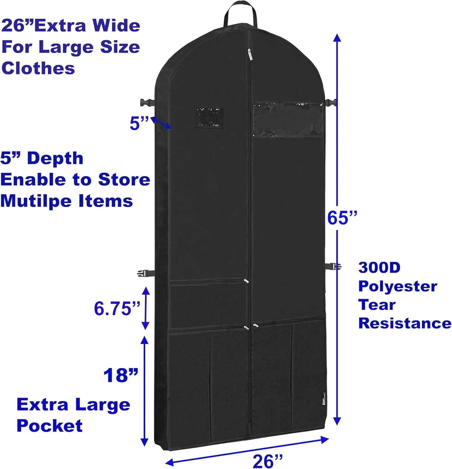 Simple Houseware Travel Garment Bags