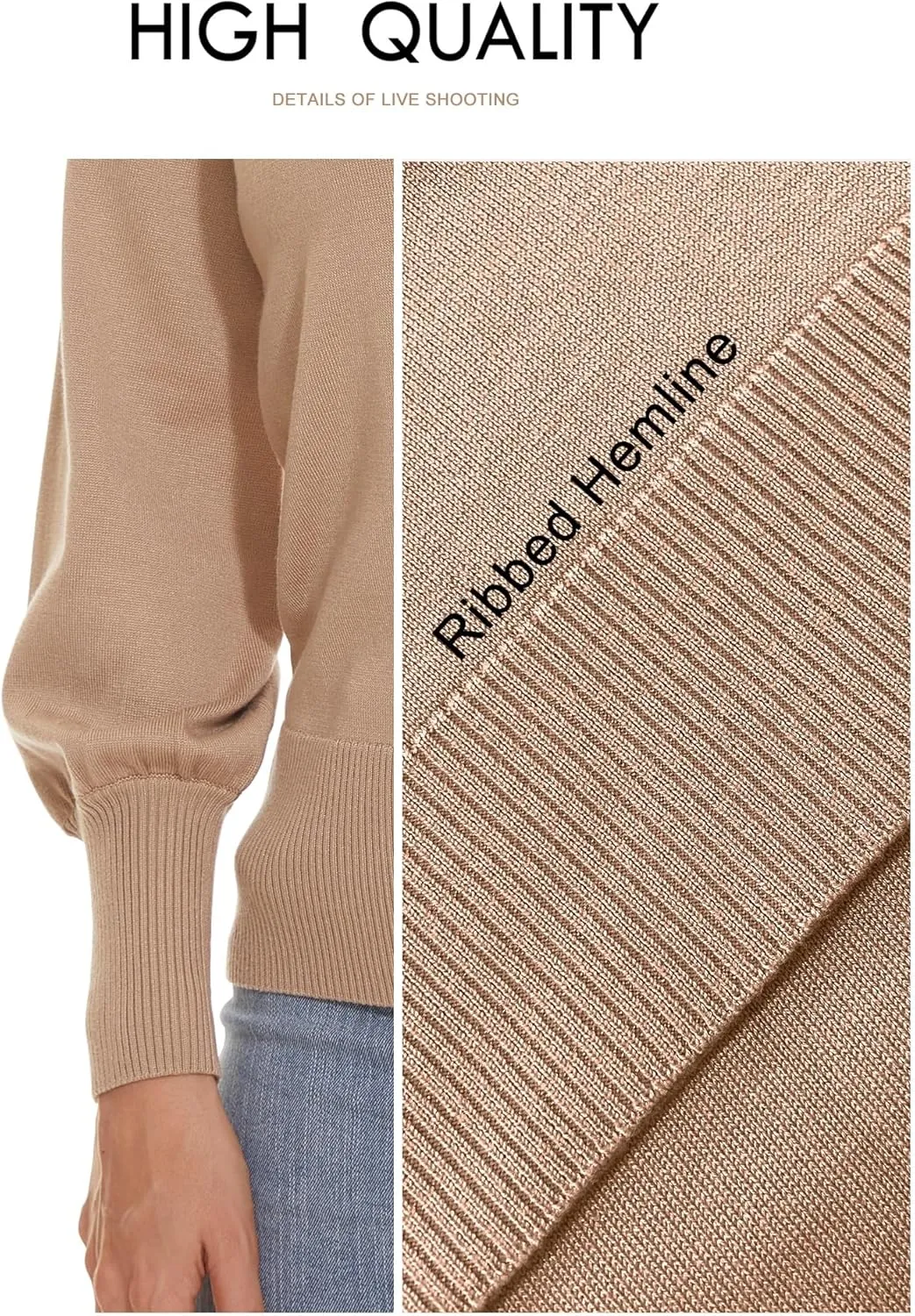 Spicy Sandia Women's Turtleneck Mock Neck Sweater Long Sleeves Casual Dressy Knit Pullover Tops Fall Winter Trendy