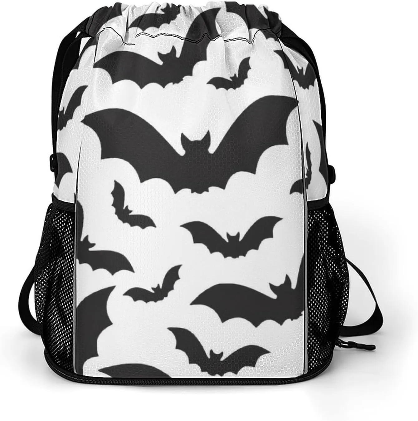 Spooky Halloween Bats Black Sports Bundle Pocket with Dry Wet Separation Unisex