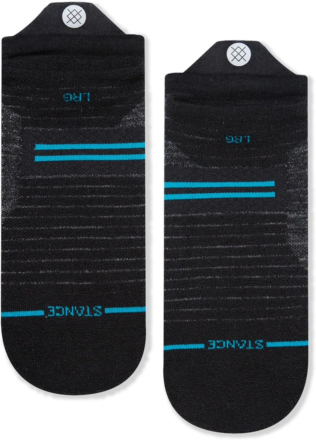 Stance Run Light Wool Tab Socks, Black