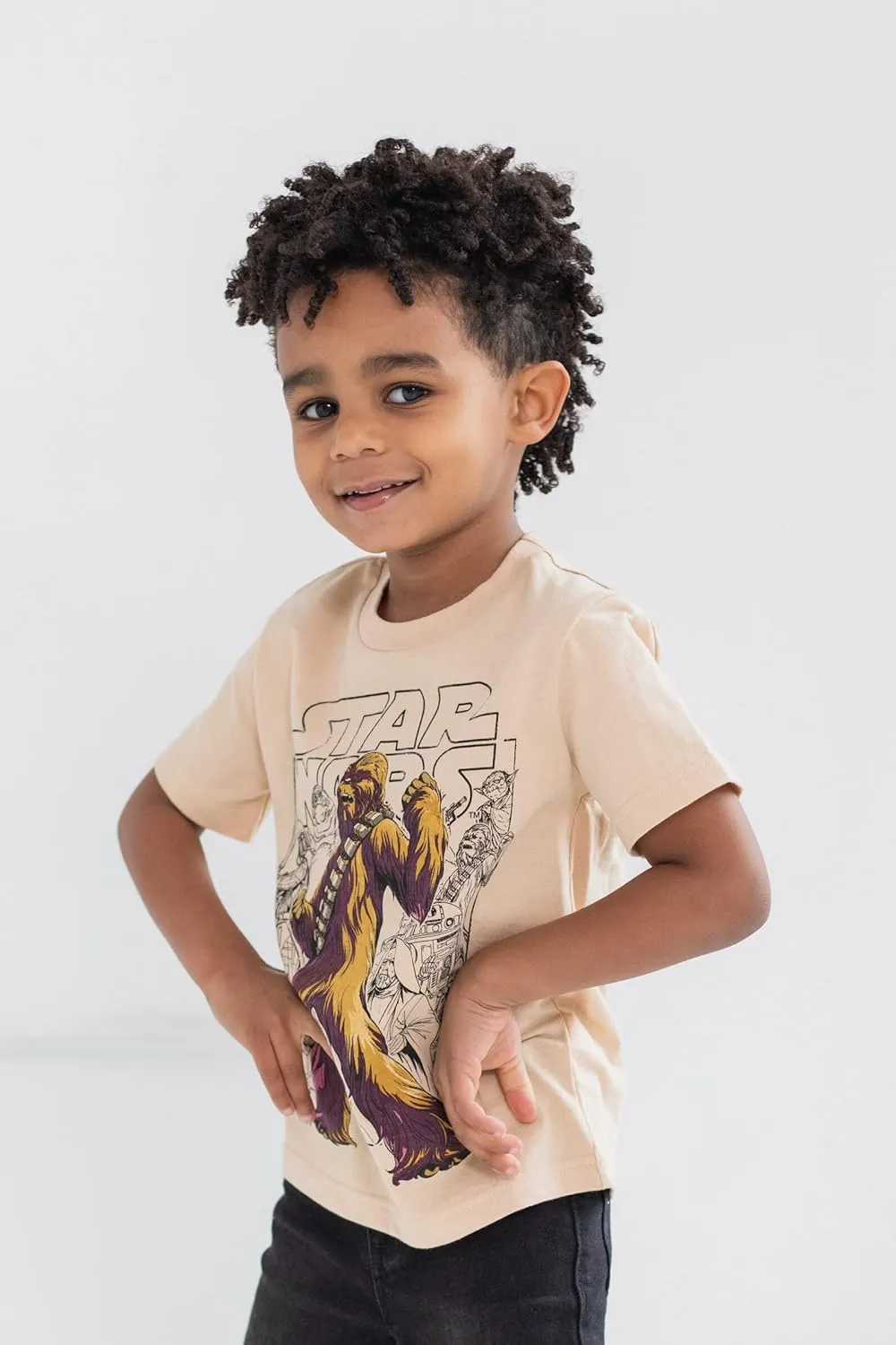STAR WARS The Mandalorian Darth Vader Chewbacca Stormtrooper 3 Pack T-Shirts Infant to Big Kid