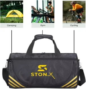 Unisex Gym Duffel Bag  24L Waterproof Sports Bag with Shoe Compartment, Wet Pocket & Multiple Compartments  Lightweight Travel & Workout Bag for Men & Women