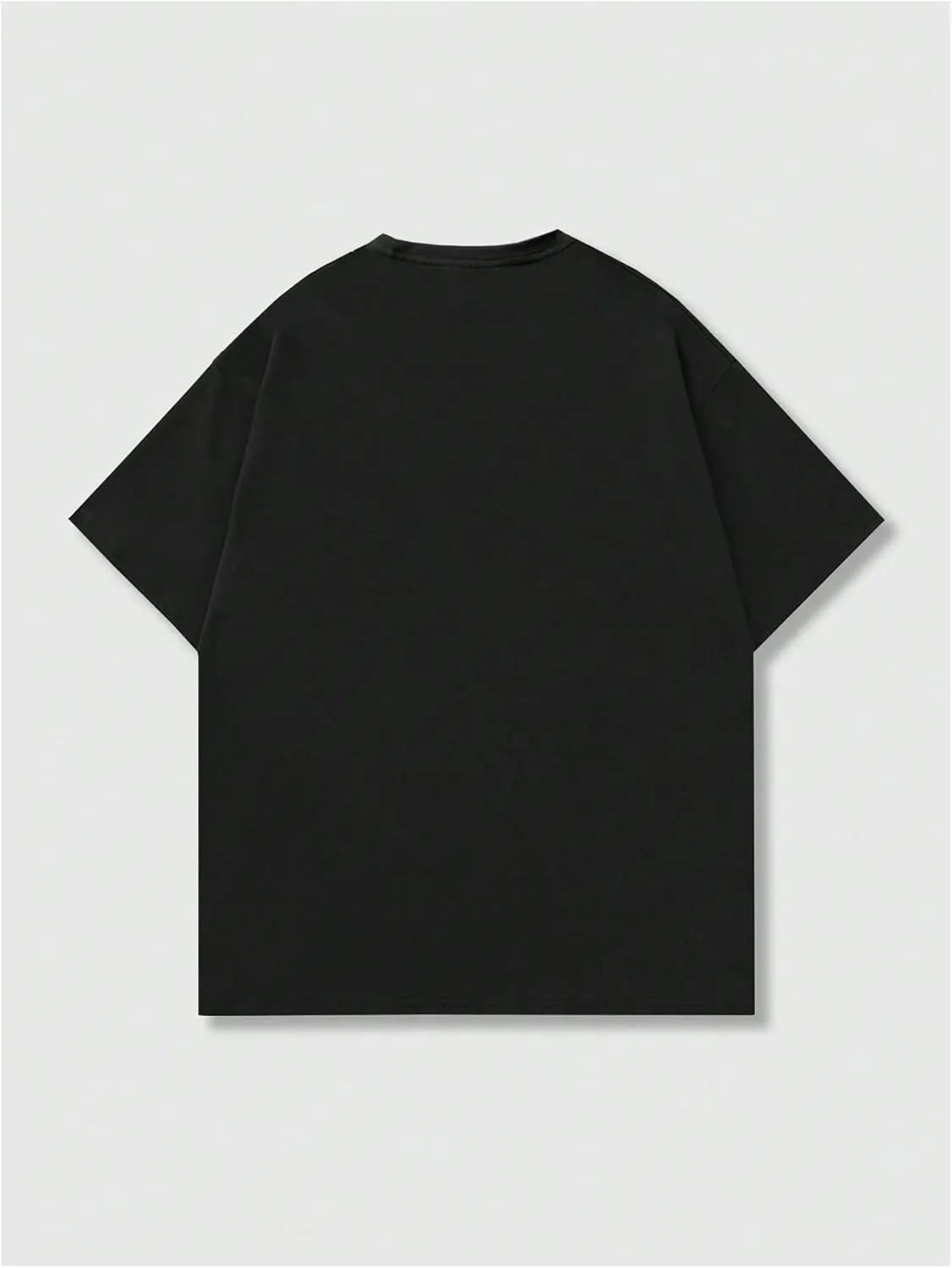Verdusa Men's Star Print Graphic Tees Short Sleeve Drop Shoulder T Shirt