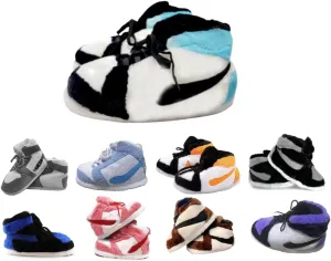 Warm Furry Sneakers Slipper Comfy House Shoes Winter Plush Fuzzy Slipper Shoes For Women Men One Size Fits Most Fluffy Slides For Indoor Outdoor Bigfoot Gifts Houseshoes