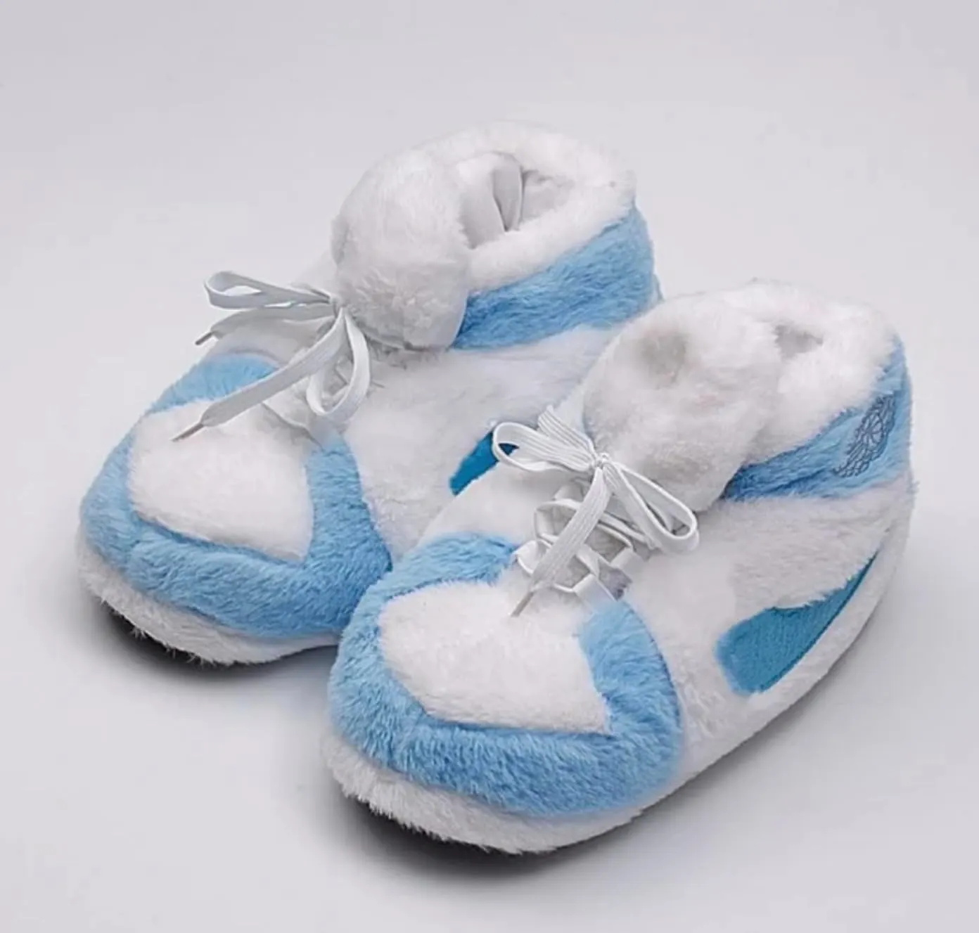 Warm Furry Sneakers Slipper Comfy House Shoes Winter Plush Fuzzy Slipper Shoes For Women Men One Size Fits Most Fluffy Slides For Indoor Outdoor Bigfoot Gifts Houseshoes