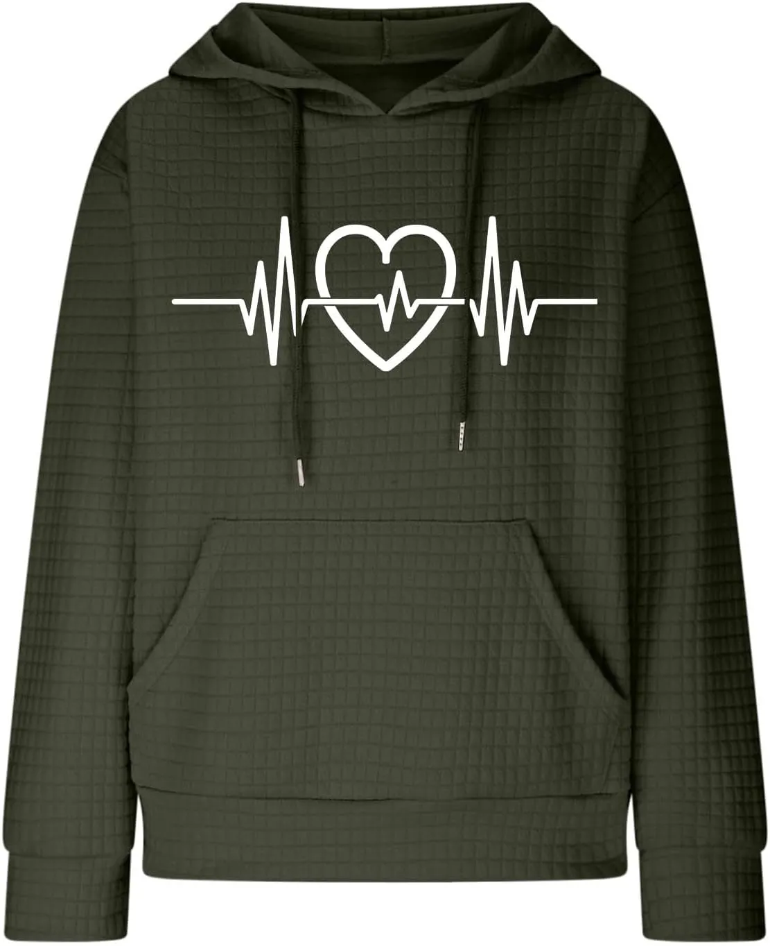 Women's Printed Oversized Hoodies,2024 Casual Crew Neck Long Sleeve Sweatshirts,Pullover Tunic Cute Winter