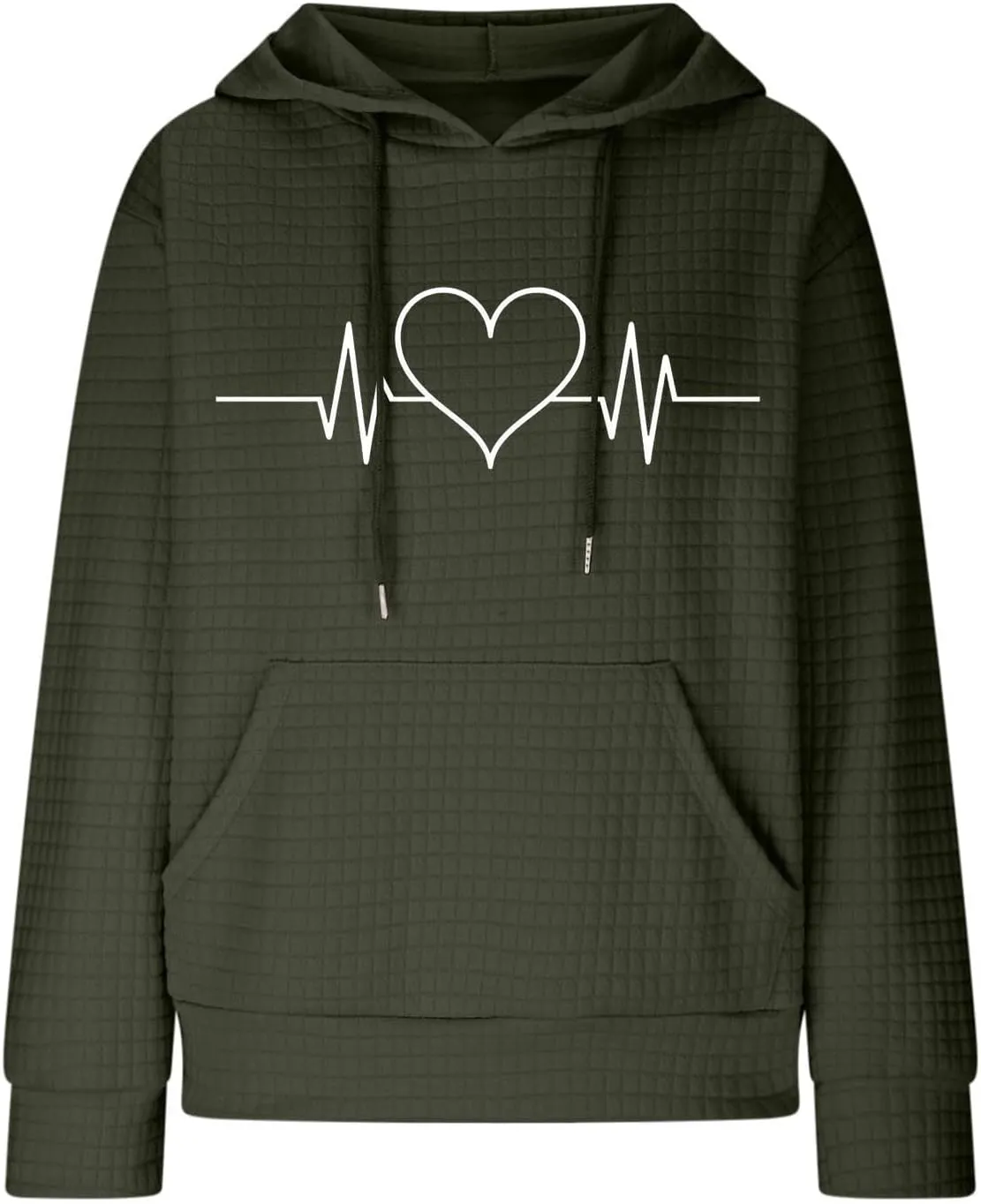 Women's Printed Oversized Hoodies,2024 Casual Crew Neck Long Sleeve Sweatshirts,Pullover Tunic Cute Winter