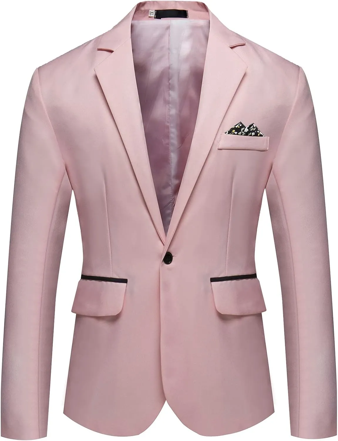 Ymosrh Mens Winter Jackets Men's Casual Business Wedding Long Sleeve Buttons Slim Fit Suit Coat Jacket for Men