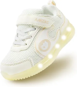 ZKA Light Up Shoes for Boys AMD Girls Toddler Size 5 to Little Kid Size 13 Walking Running Tennis Casual Fashion Sport