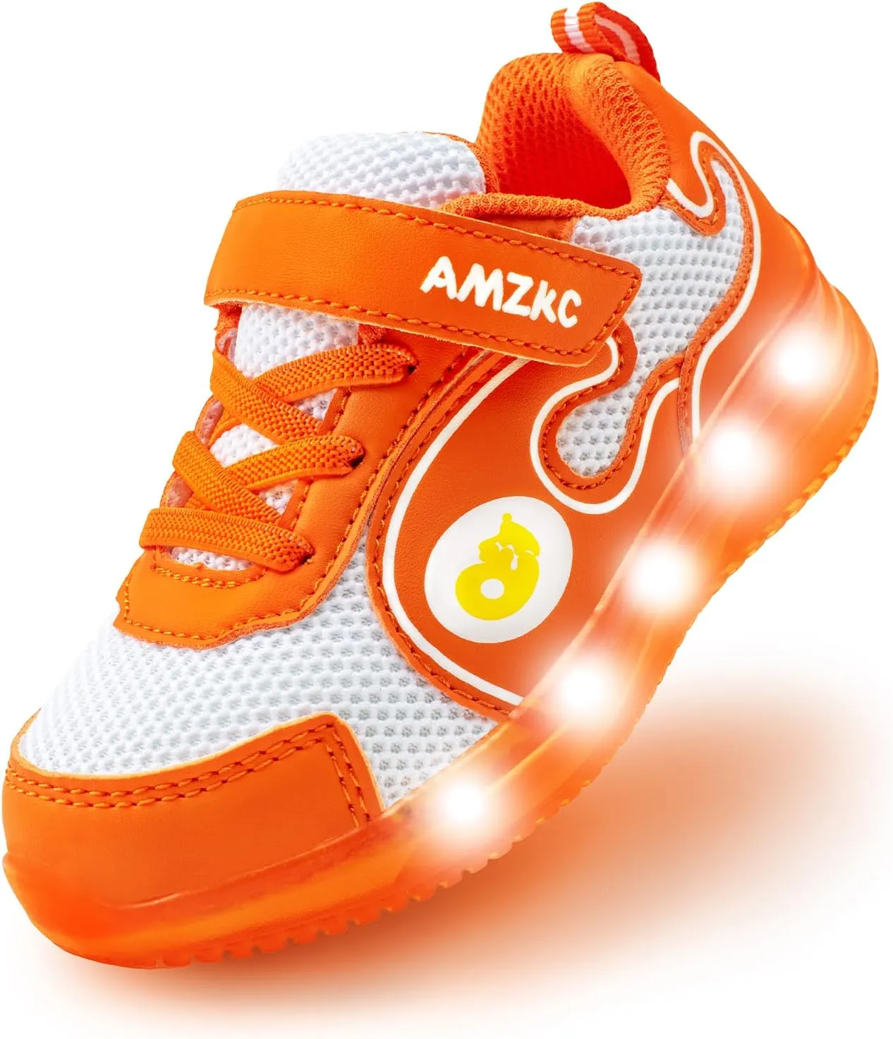 ZKA Light Up Shoes for Boys AMD Girls Toddler Size 5 to Little Kid Size 13 Walking Running Tennis Casual Fashion Sport
